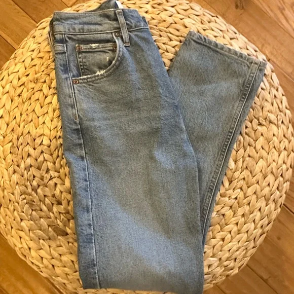 AGOLDE Riley Cropped Jeans - Picture 2 of 8